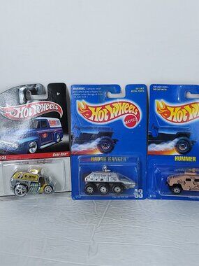 Hot Wheels Cool One Hummer Radar Ranger Lot Of 3 NEW